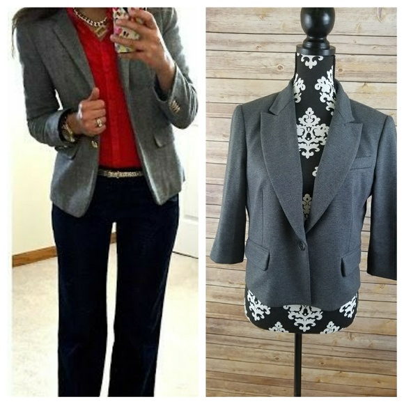 BCBGMaxAzria Jackets & Blazers - BCBG MAXAZRIA Gray Blazer/Jacket